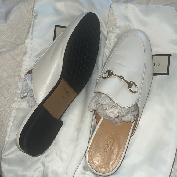 Gucci Women’s Princetown Slippers in White - Picture 4 of 4